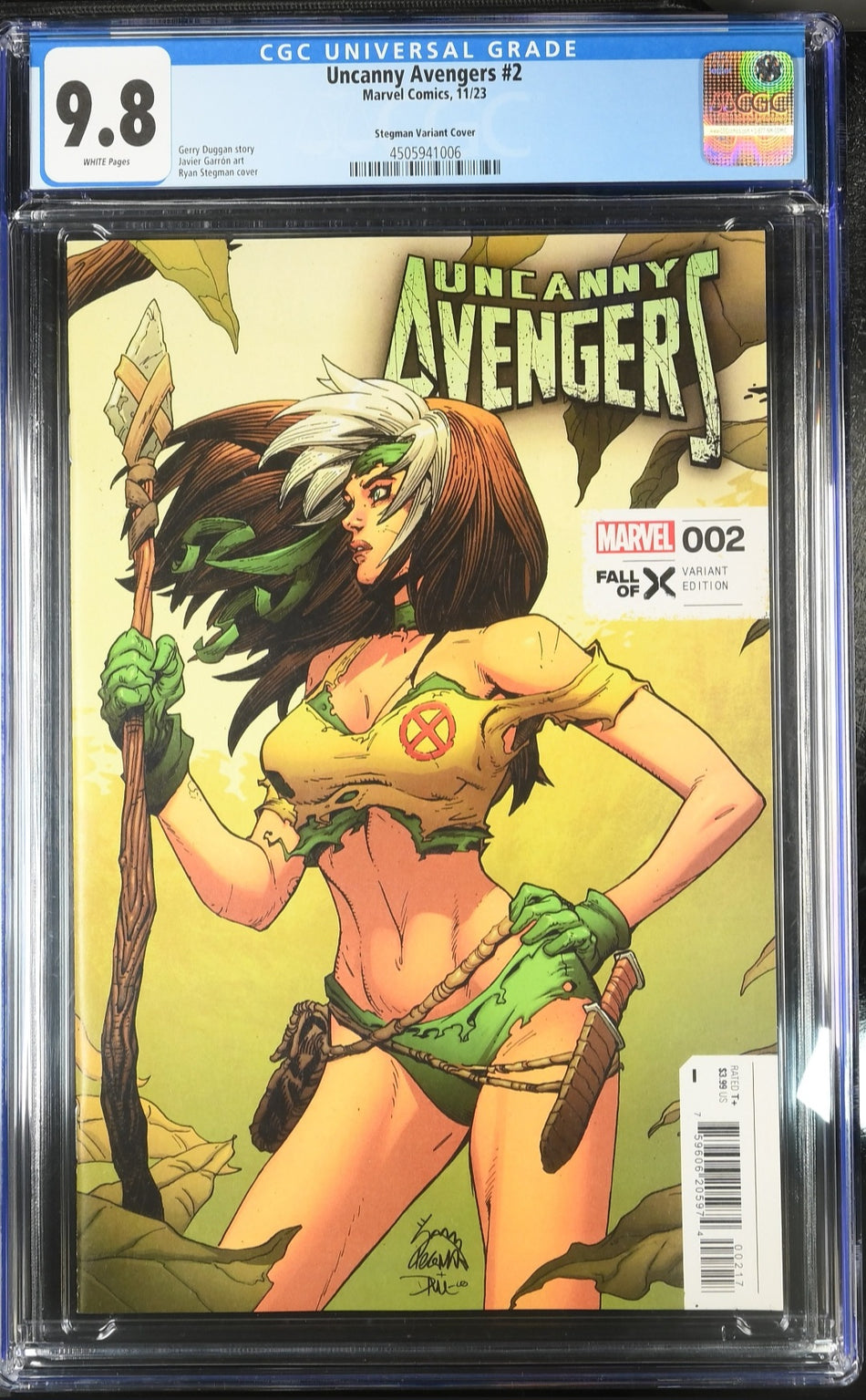 CGC 9.8 Uncanny Avengers #2 Ryan Stegman 1:25 Ratio Variant