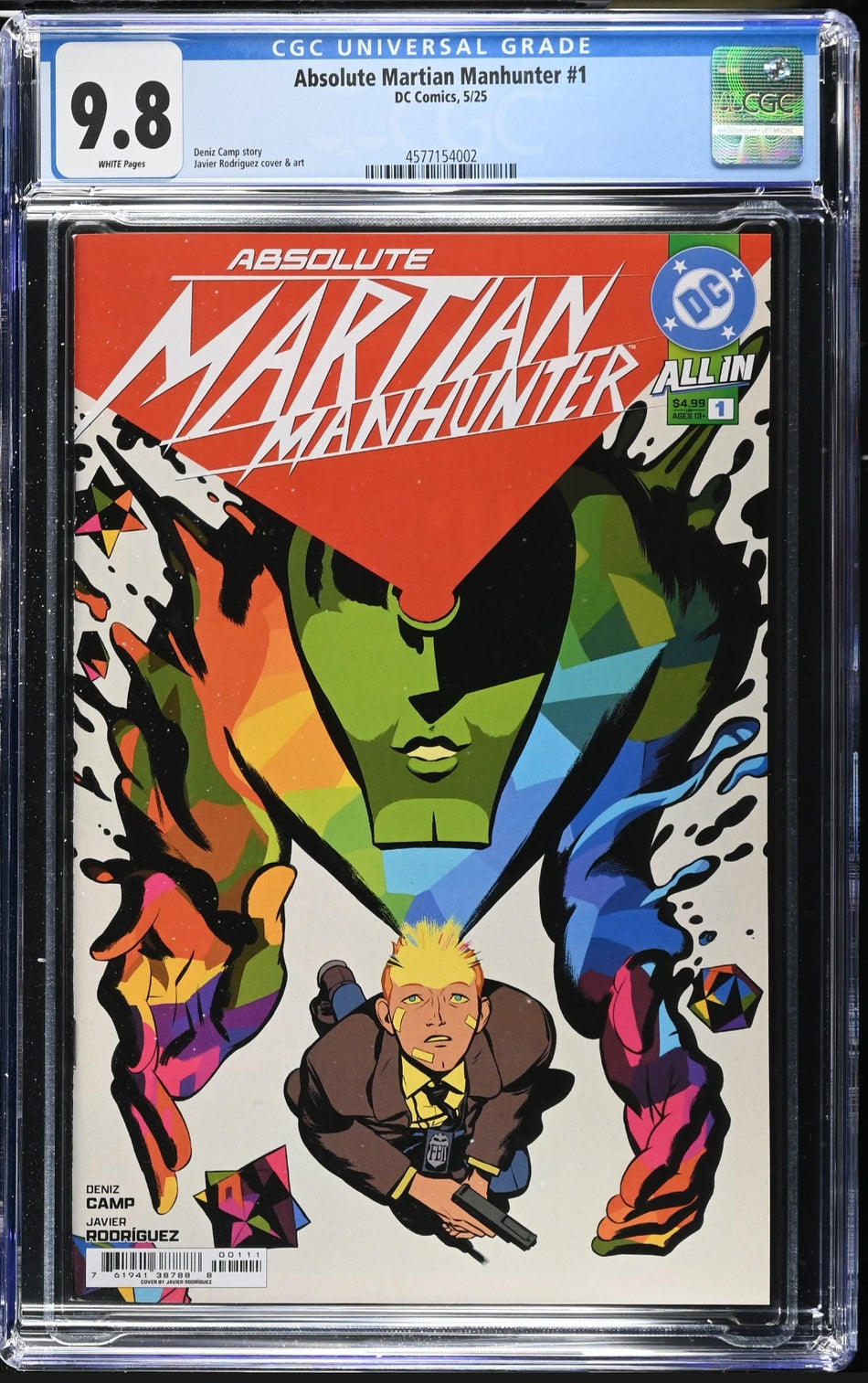CGC 9.8 Absolute Martian Manhunter #1 (Of 6) CVR A Javier Rodriguez