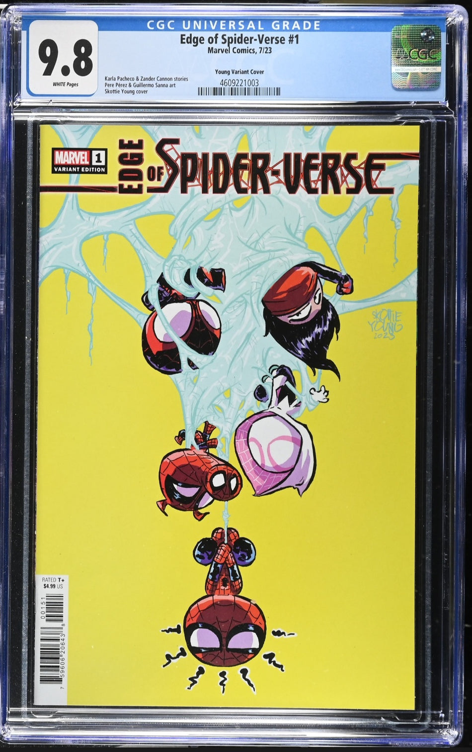 CGC 9.8 Edge Of Spider-Verse 1 Skottie Young Variant (1st Mary Jane Watsaur & Venomsaurus Rex, 1st Spider-Killer)