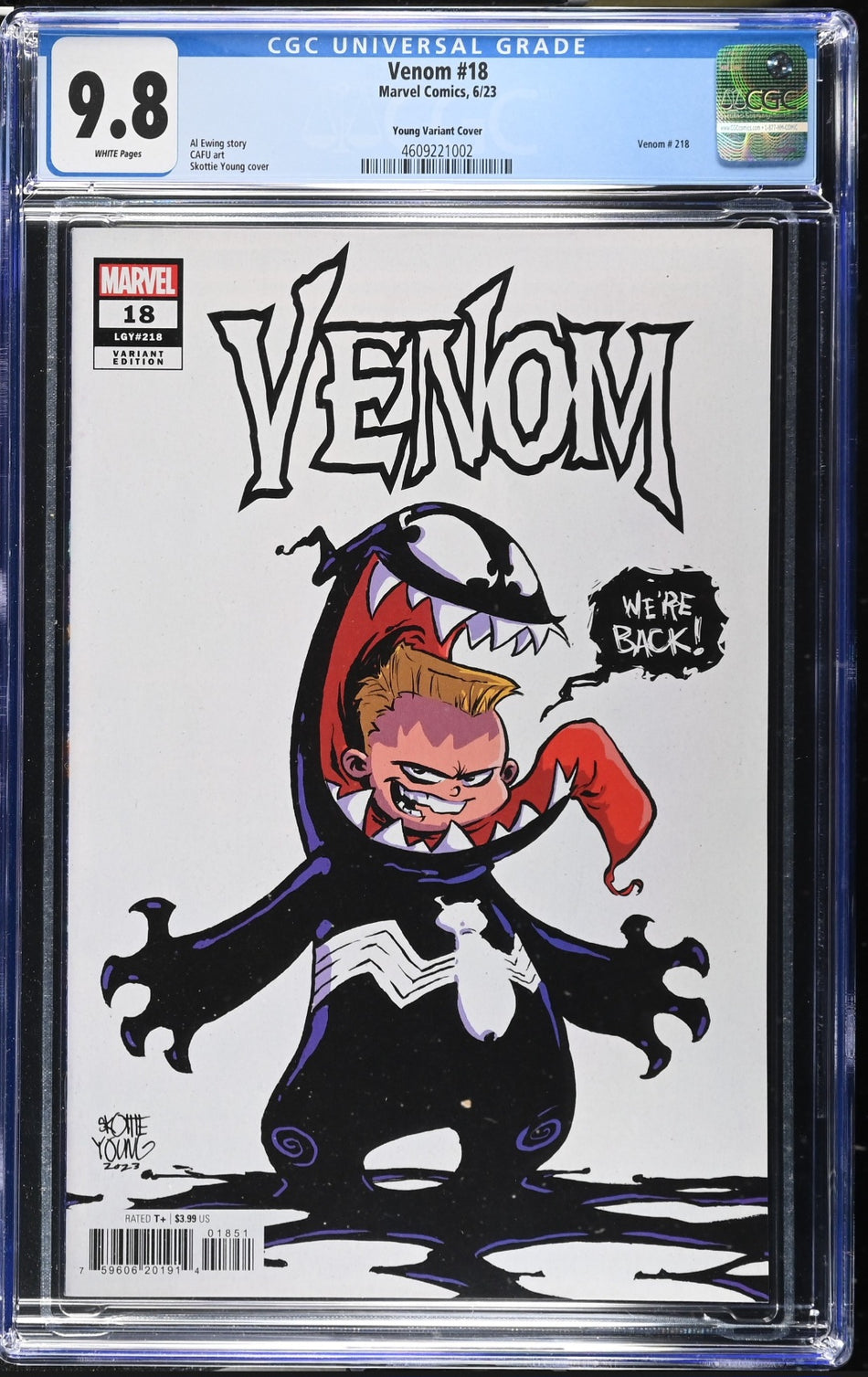 CGC 9.8 Venom #18 Skottie Young Variant