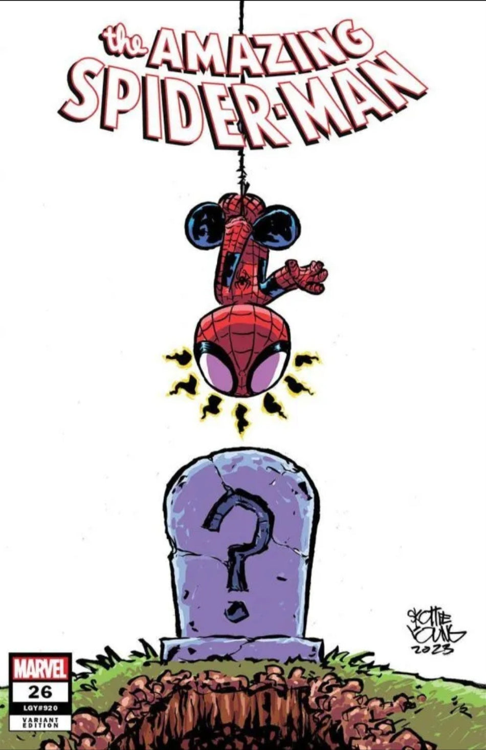 Amazing Spider-Man #26 Skottie Young Exclusive (Death of major Marvel character)