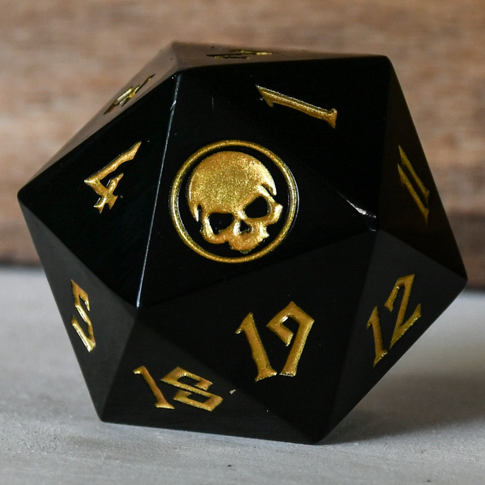 Swamp Mana Spindown Metal D20