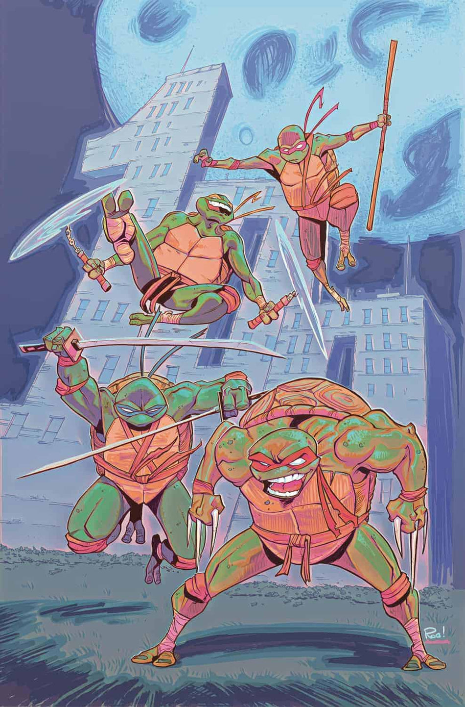 Teenage Mutant Ninja Turtles (TMNT) #100 Rob Guillory Exclusive Virgin Variant