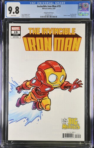 CGC 9.8 Invincible Iron Man #19 Skottie Young's Big Marvel Variant