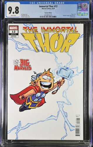 CGC 9.8 Immortal Thor #12 Skottie Young's Big Marvel Variant