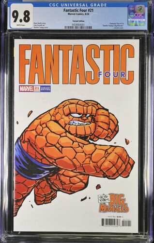 CGC 9.8 Fantastic Four #21 Skottie Young's Big Marvel Variant