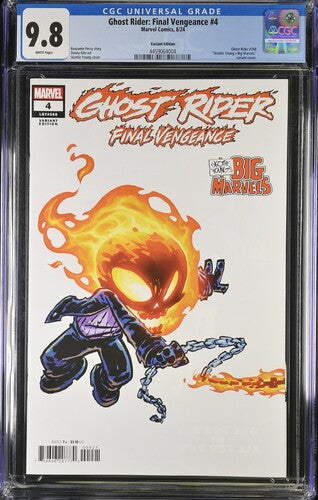 CGC 9.8 Ghost Rider: Final Vengeance #4 Skottie Young's Big Marvel Variant