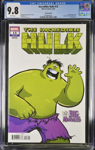 CGC 9.8 Incredible Hulk #13 Skottie Young's Big Marvel Variant