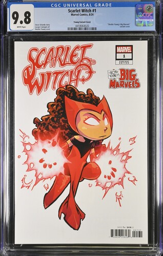 CGC 9.8 Scarlet Witch #1 Skottie Young's Big Marvel Variant