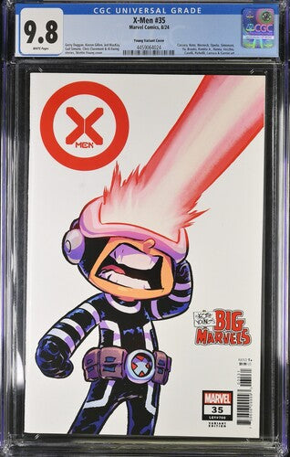 CGC 9.8 X-Men #35 Skottie Young's Big Marvel Variant