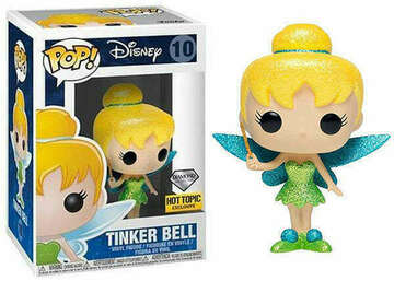 Funko Pop! Tinker Bell #10 Diamond Hot Topic Exclusive + Protector
