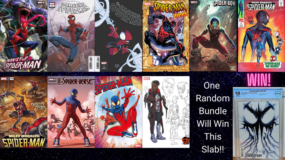 Ultimate Spider-Bundle!  10 Awesome Spider-Man Exclusives, Incentive Ratios and Variants! Skottie Young! Rian Gonzalez! John Giang! W/GIVEAWAY!
