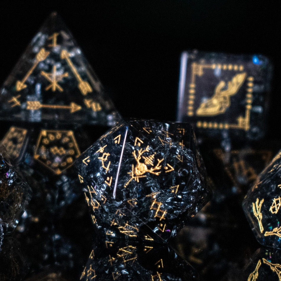 Wendigo Shattered Glass Dice Set