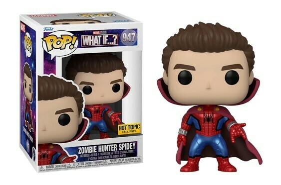 Funko Pop! Zombie Hunter Spidey #947 Hot Topic Exclusive DAMAGED BOX