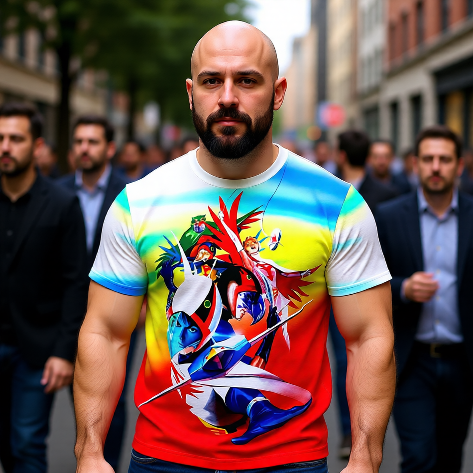 BATTLE FOR THE PLANET ALLOVER PRINT SHIRT AND TANK TOP - ALEX ROSS ART