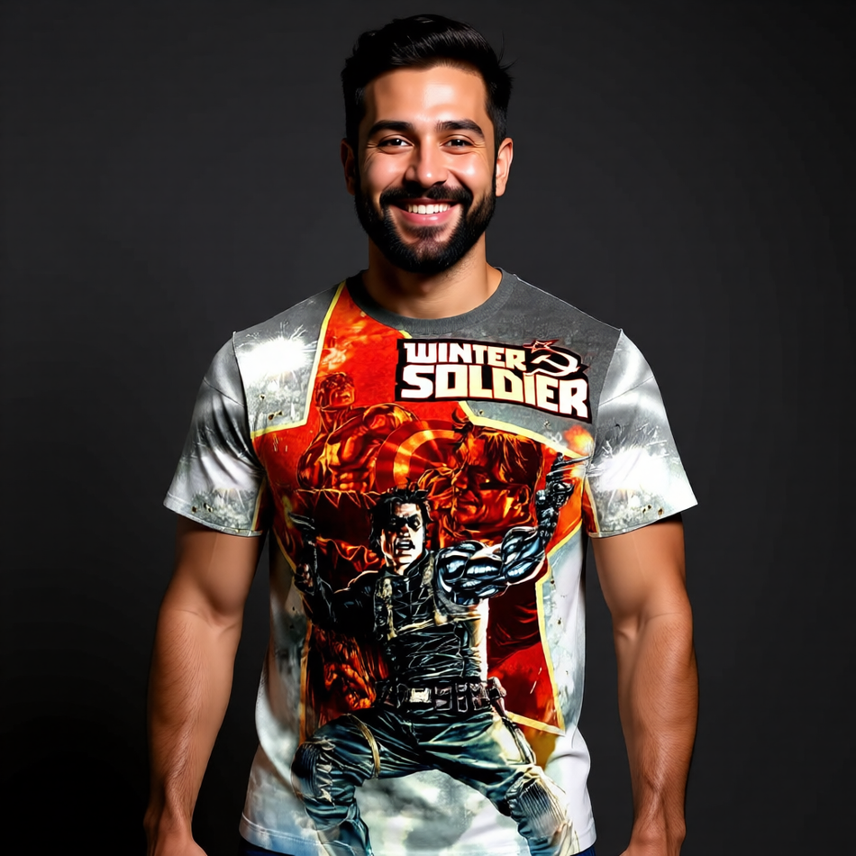 WINTER SOLDIER 1 ALL OVER PRINT SHIRT AND TANK TOP - DR FATE