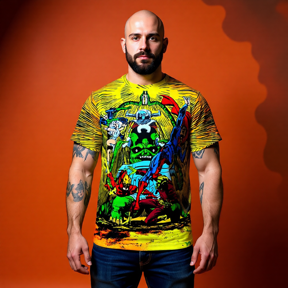 SUPERBOY 230 ALL OVER PRINT SHIRT AND TANK TOP - LEGION OF SUPERHEROES