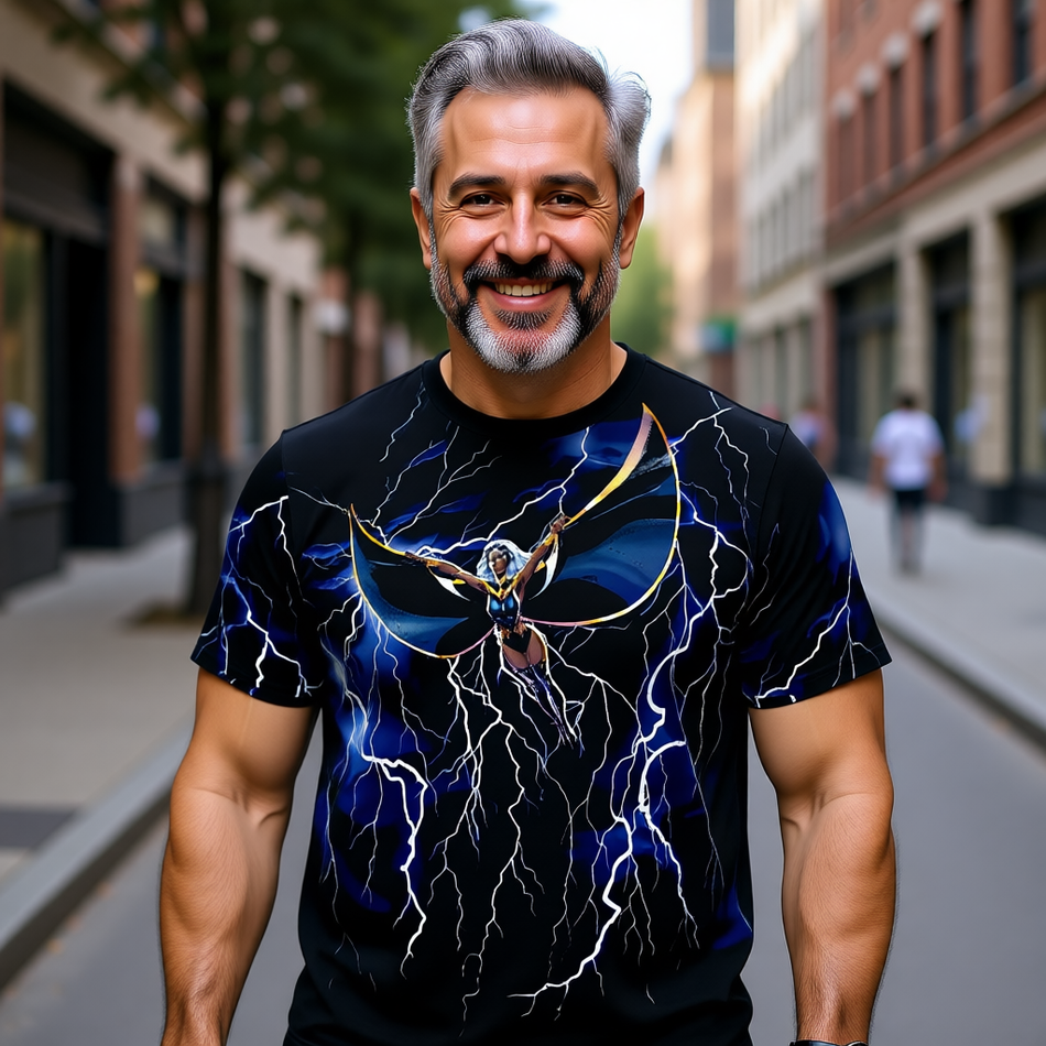 STORM PIN UP ALL OVER PRINT SHIRT AND TANK TOP = J SCOTT CAMPBELL ART