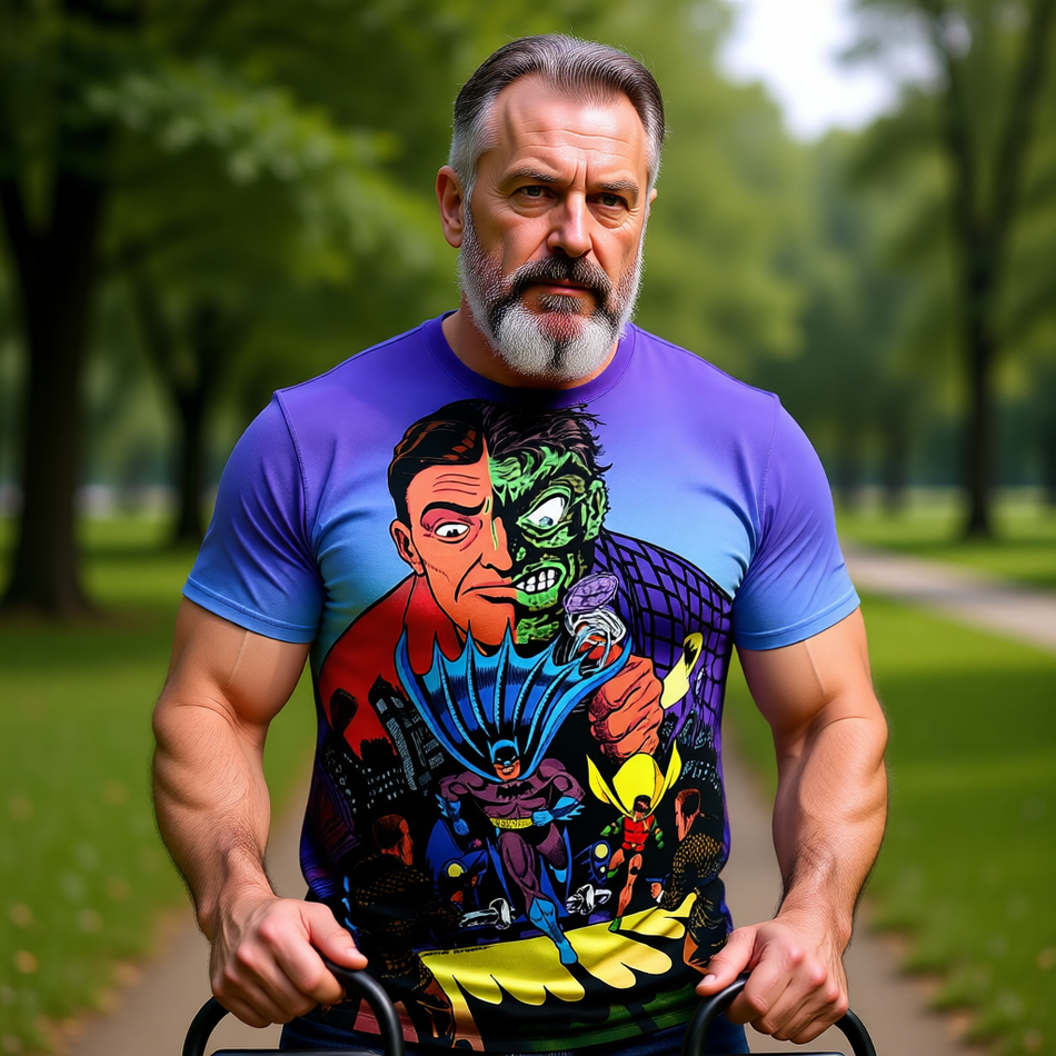 TWO FACE STRIKE TWICE 1 ALL OVER PRINT SHIRT AND TANK TOP