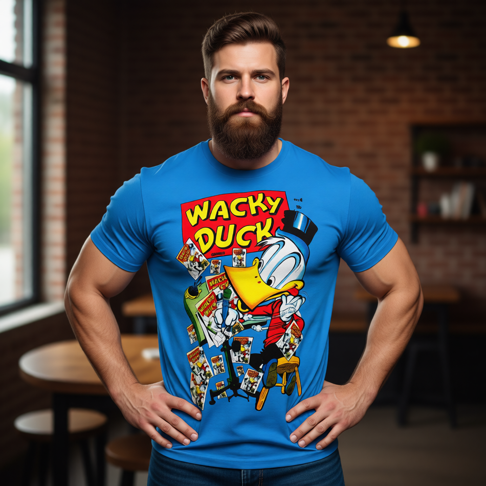 WACKY DUCK 4 ALL OVER PRINT SHIRT AND TANK TOP