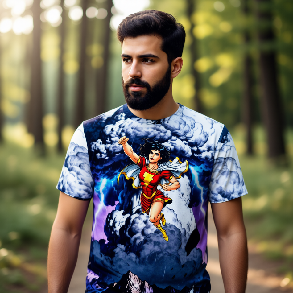 MARY MARVEL GO All Over Print Shirt & Tank Top - ORIGINAL ART