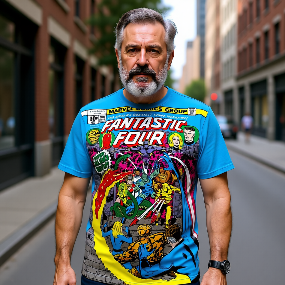FANTASTIC FOUR 186 All Over Print Shirt & Tank Top