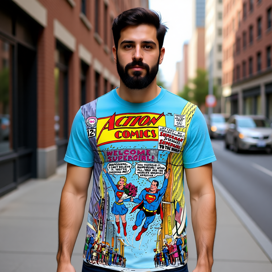 ACTION COMICS 285 All Over Print Shirt & Tank Top - SUPERGRIL