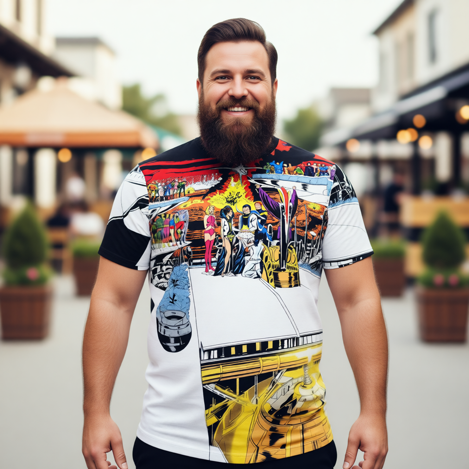BOUNCING BOY DUO DAMSEL WEDDING All Over Print Shirt & Tank Top