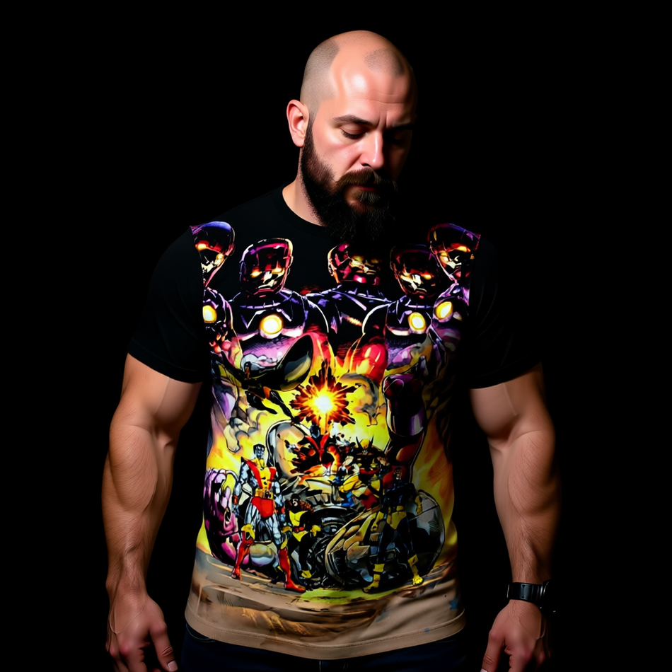 XMEN PINUP All Over Print Shirt & Tank Top - MICHAEL GOLDEN
