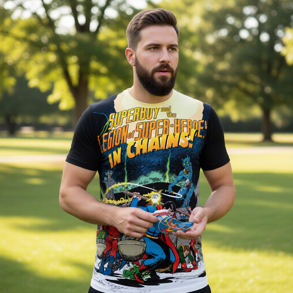 SUPERBOY AND THE LEGION 238 All Over Print Shirt and Tank Top REDRAWN BY JIM STARLIN