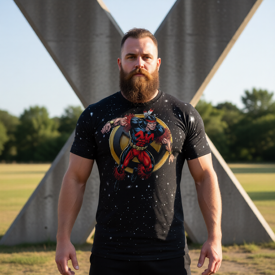 THUNDERBIRD GO All Over Print Shirt & Tank Top - XMEN GO ORIGINAL ART BY EKA