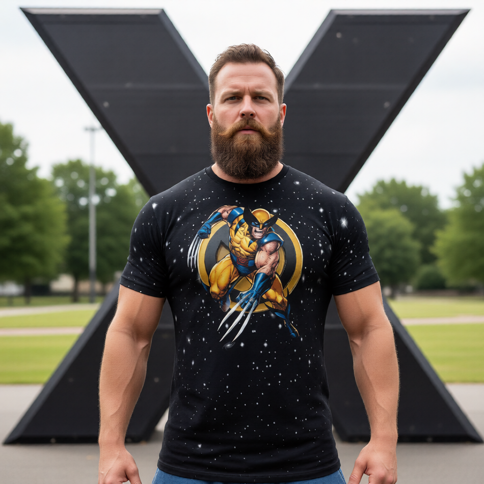 WOLVERINE GO All Over Print Shirt & Tank Top - XMEN GO ORIGINAL ART BY EKA