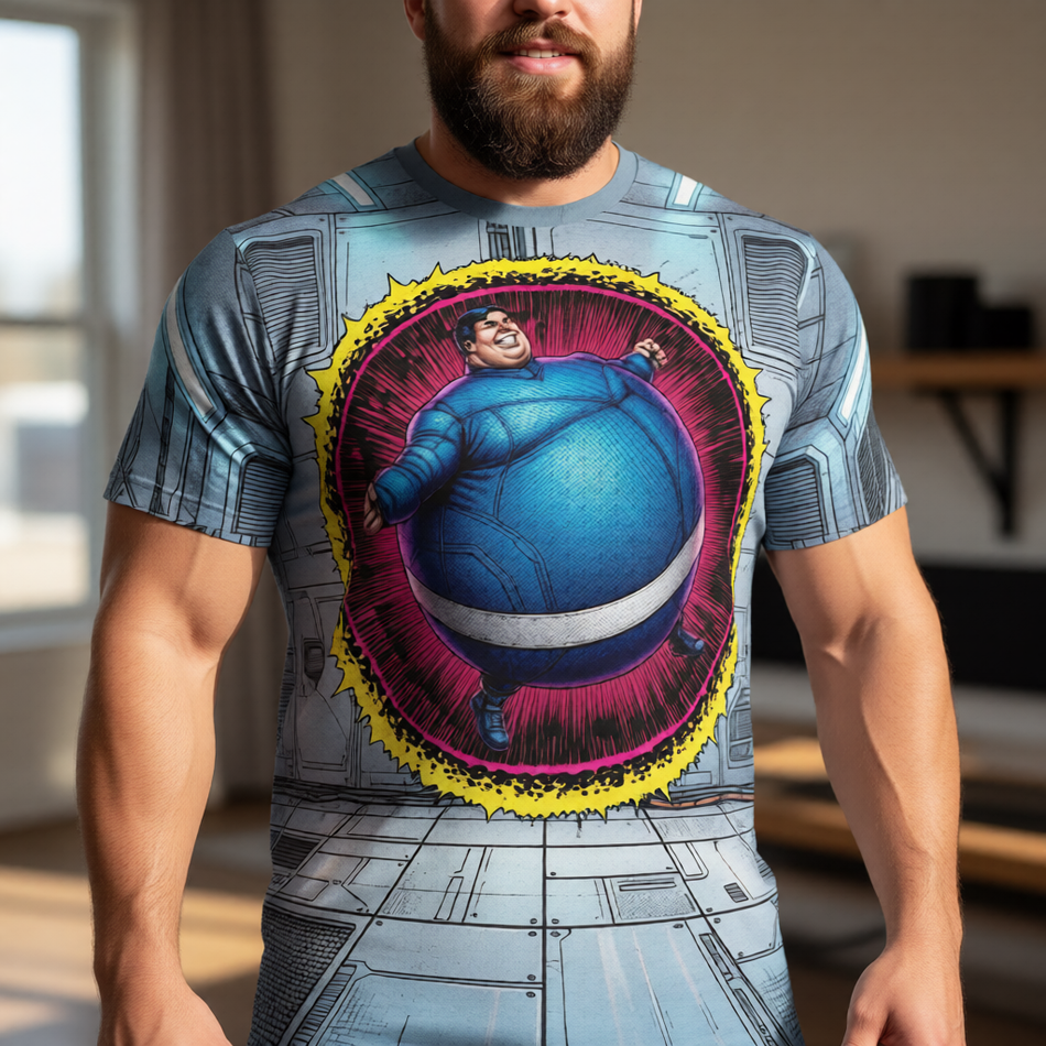 BOUNCING BOY GO ALL OVER PRINT SHIRT AND TANK TOP - ORIGINAL ART BY EKA
