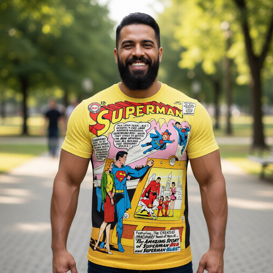 SUPERMAN 162 All Over Print Shirt & Tank Top