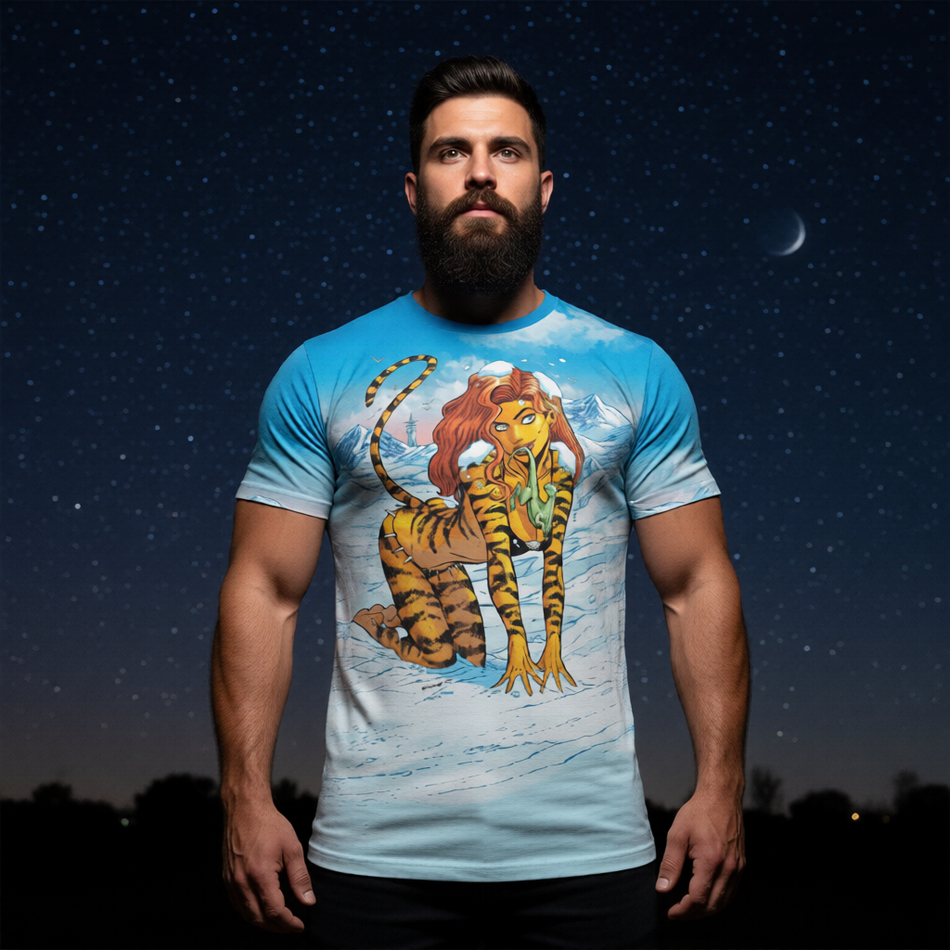 TIGRA PIN UP All Over Print Shirt & Tank Top - TIM SEELY ART