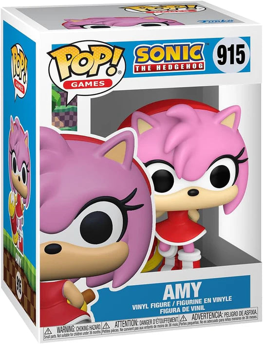 Funko Pop! Games Sonic The Hedgehog Amy #915 + Protector