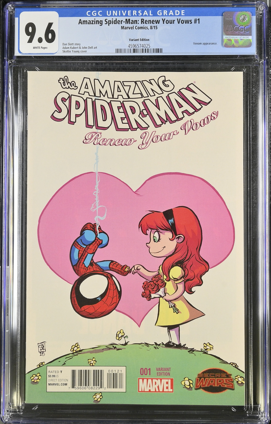 CGC 9.6 Amazing Spider-Man: Renew Your Vows, Vol. 1 (2015) #1 Skottie Young Variant