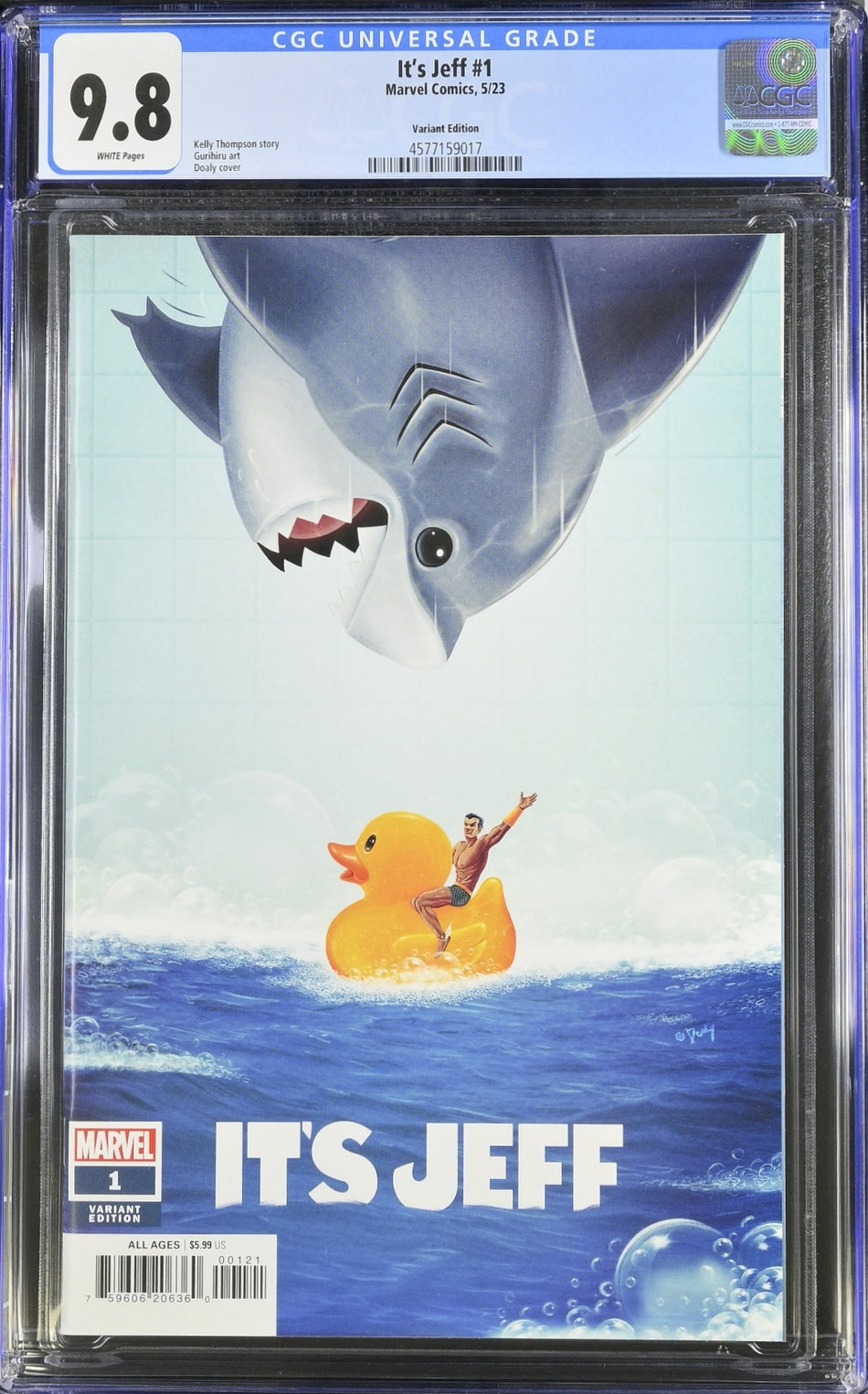 CGC 9.8 Its Jeff #1 Doaly Variant