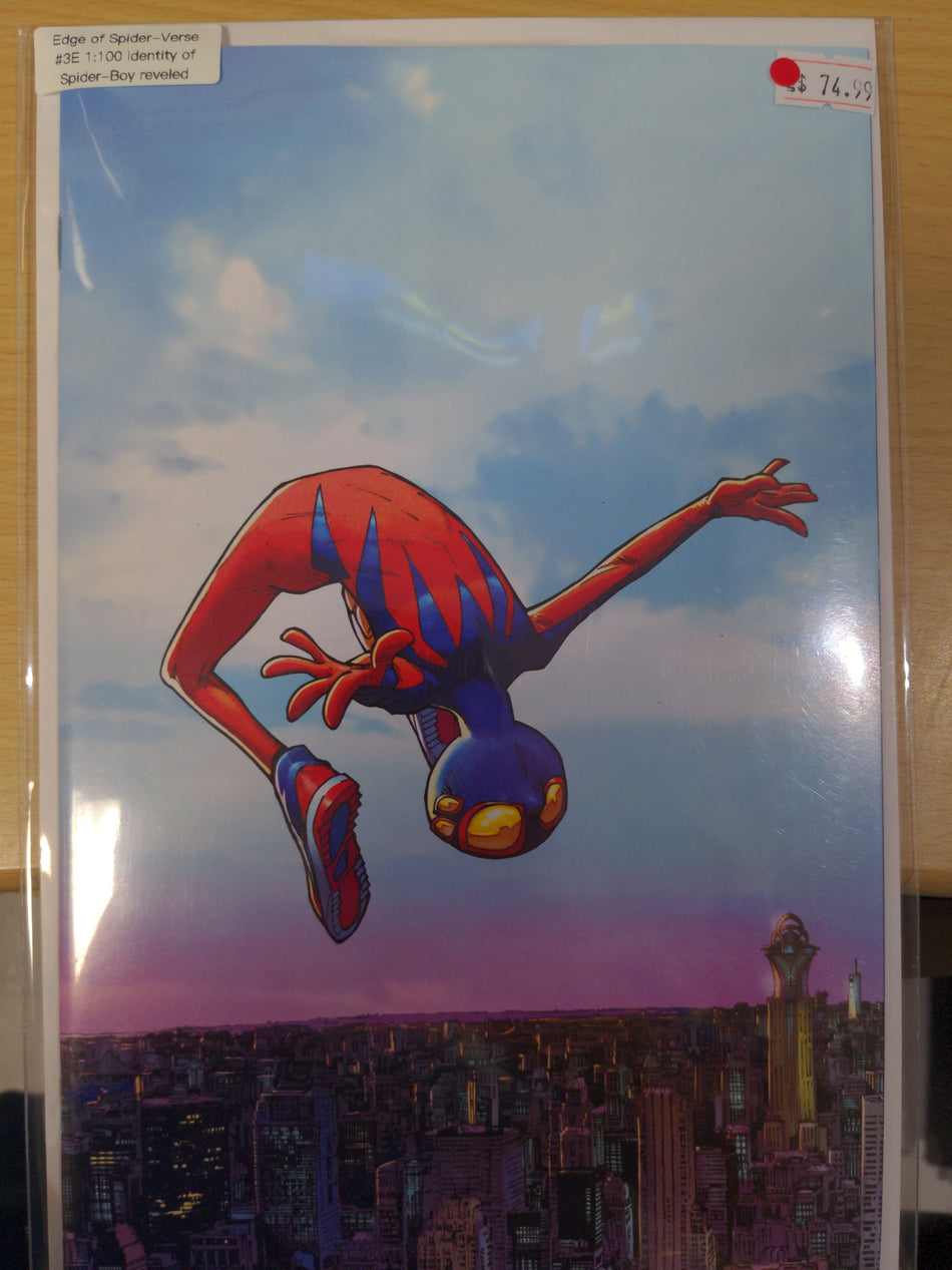 Edge of Spider-Verse #3 1:100 Virgin ratio variant