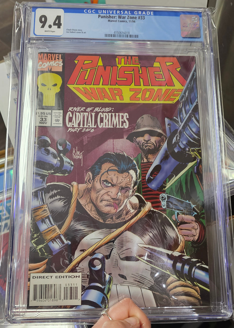 CGC 9.4 Punisher War Zone #33 1994
