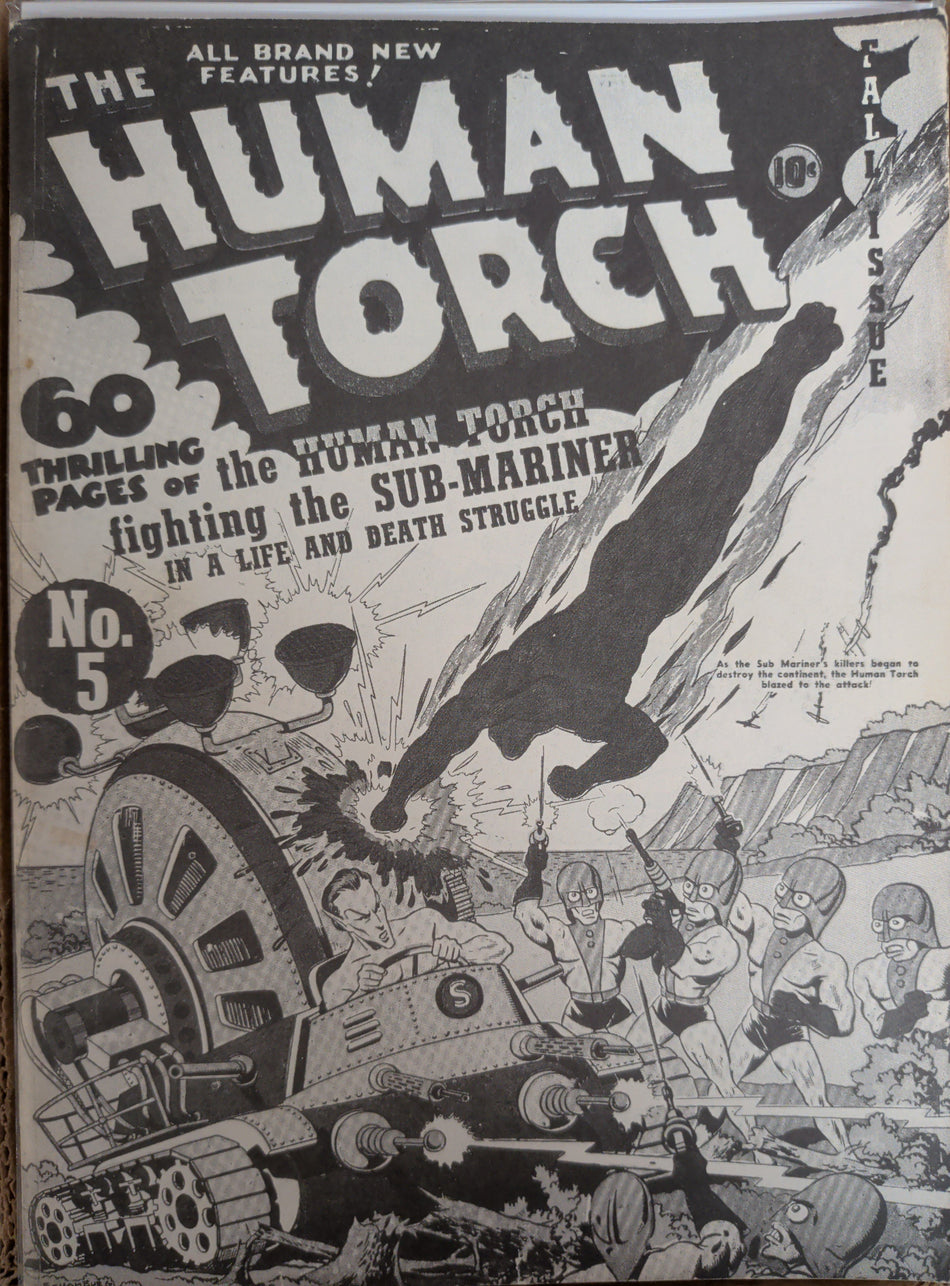 Flashback #2 (1971) reprints Human Torch #5 from 1941