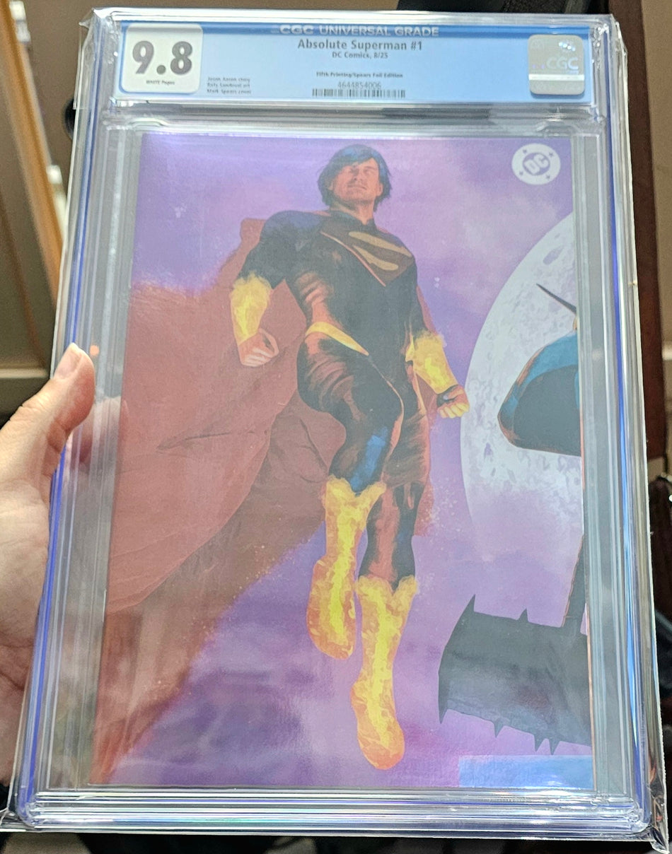 CGC 9.8 Absolute Superman #1 5th Print CVR C Mark Spears Connecting Foil Variant