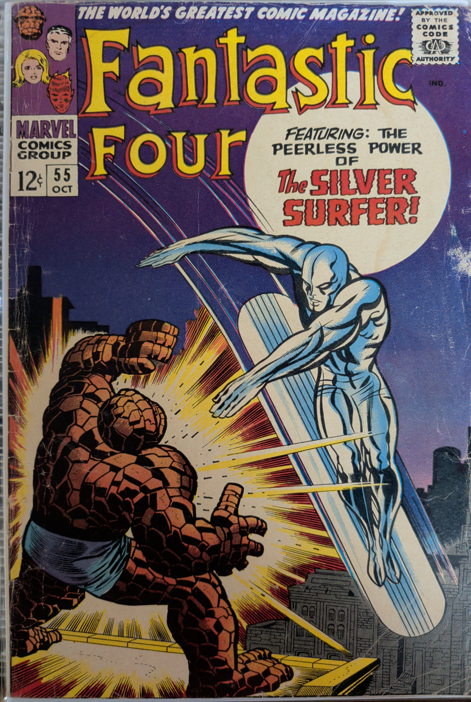 Fantastic Four #55 (1966) Silver Surfer cover
