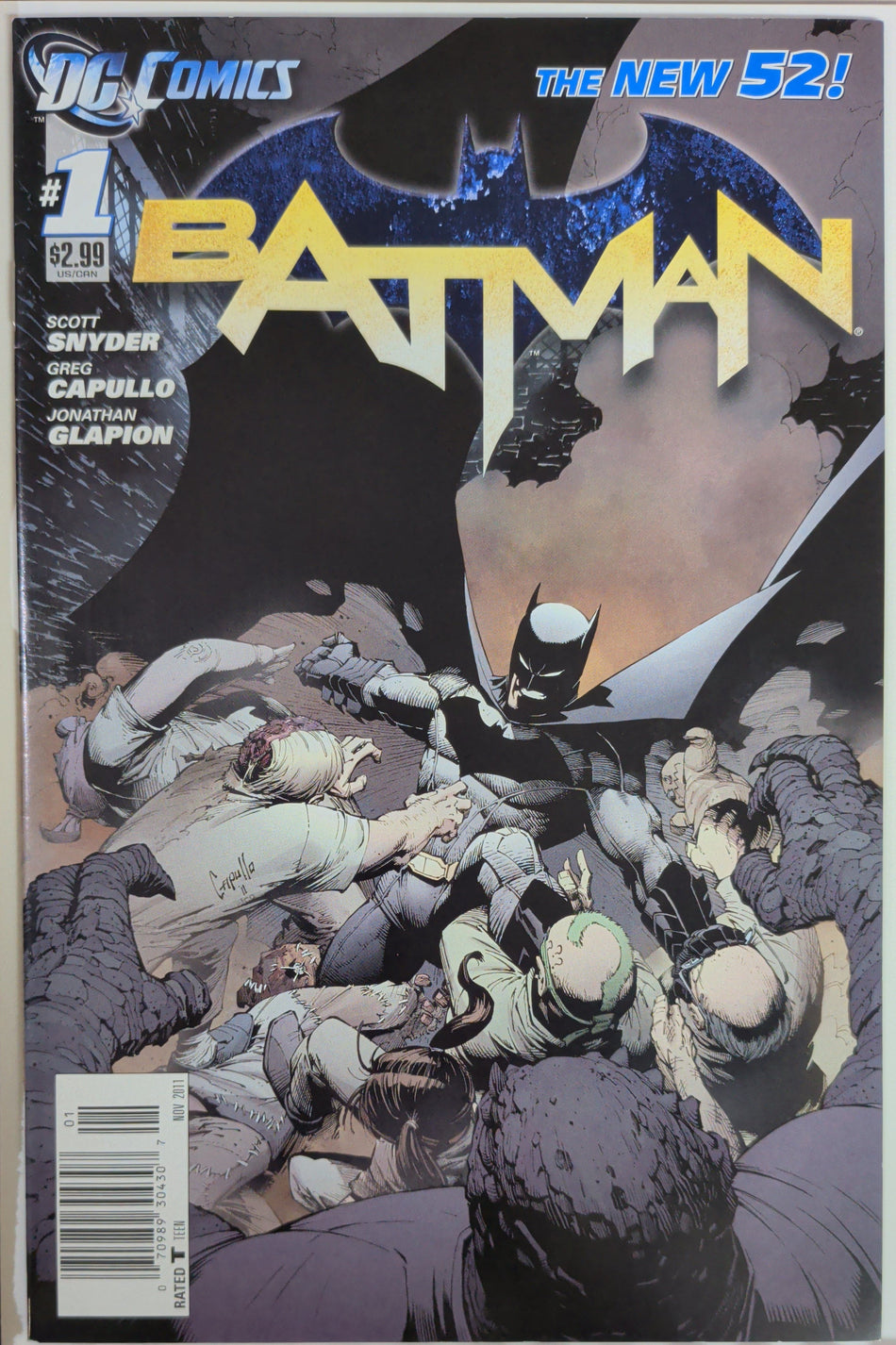 Batman #1 (2011) Very RARE Newsstand Variant