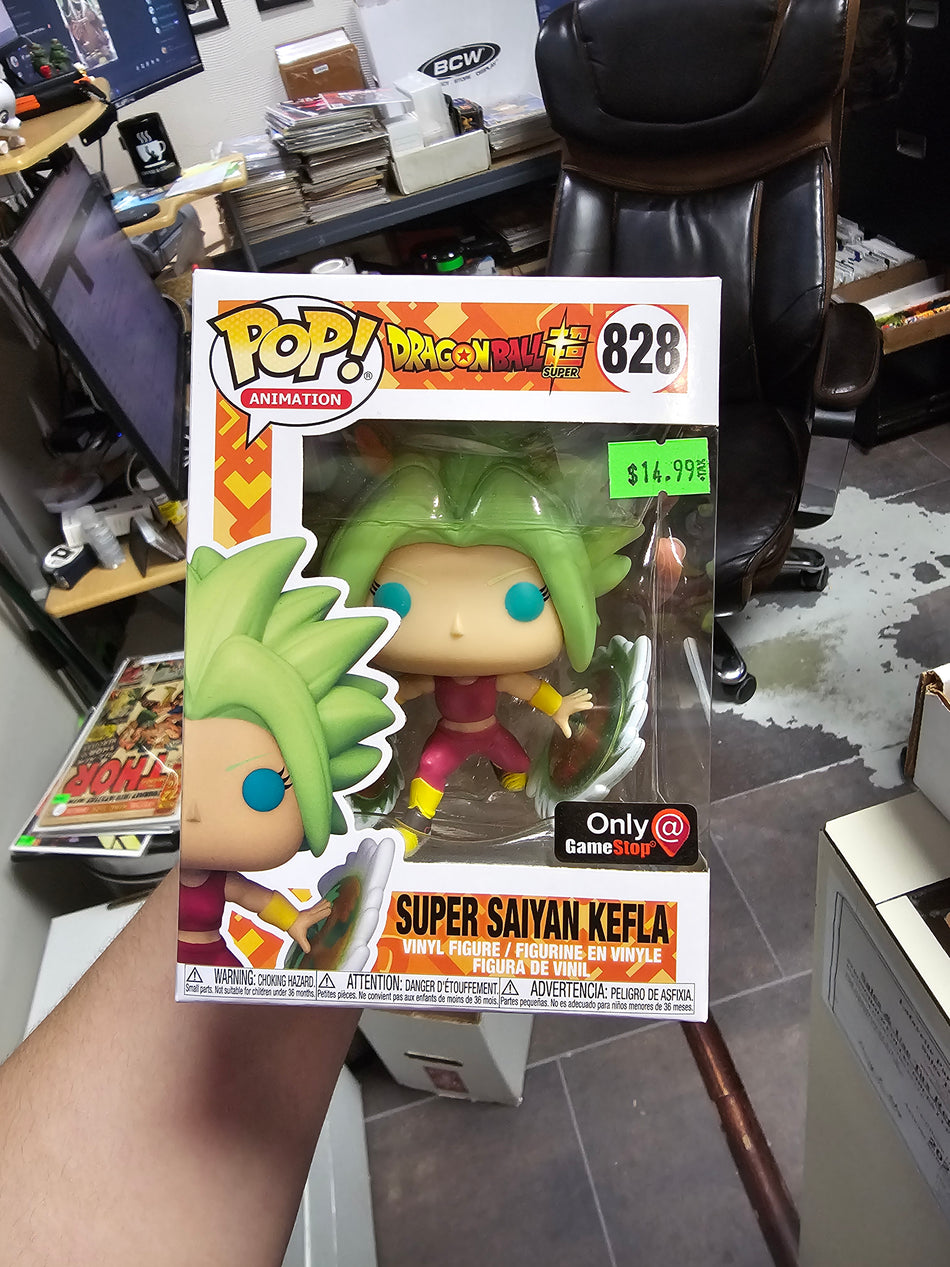 Funko Pop! Dragon Ball Z Super Saiyan Kefla #828 GameStop Exclusive