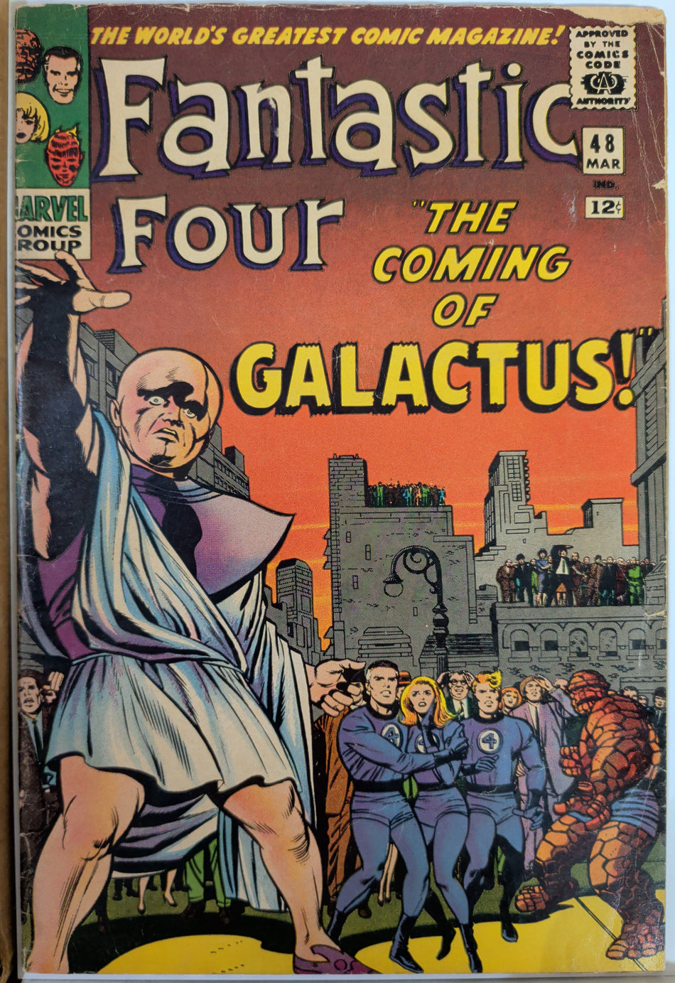 Fantastic Four #48 (1966) 1st app Silver Surfer, 1st cameo Galactus