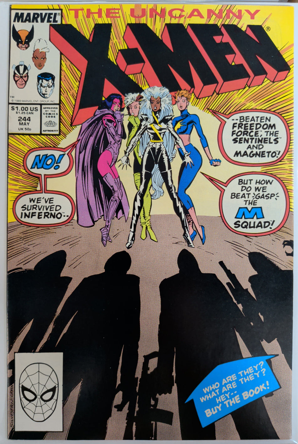 Uncanny X-Men #244 (1989) 1st Jubilee NM