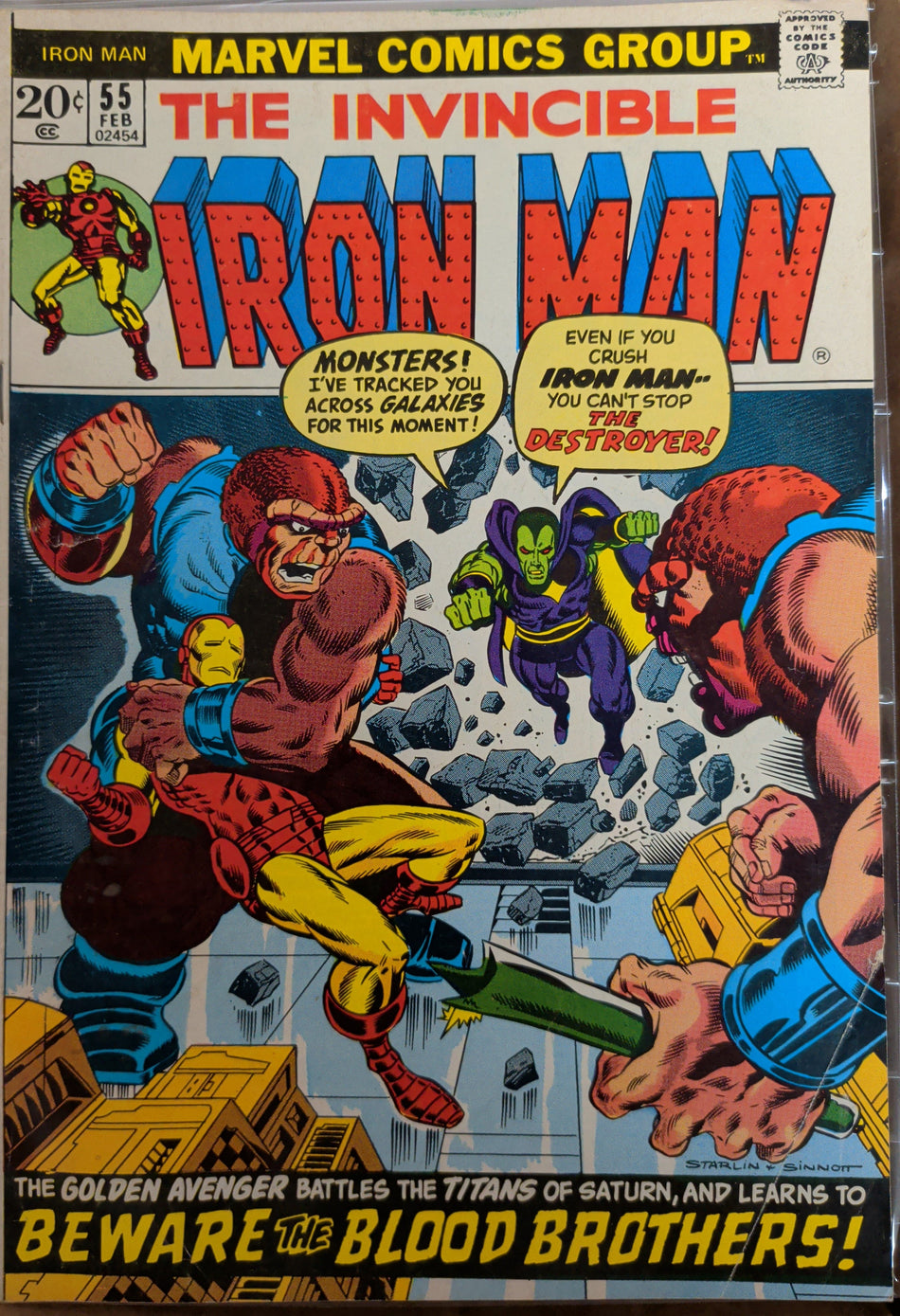 Iron Man #55 (1st Thanos and Drax)