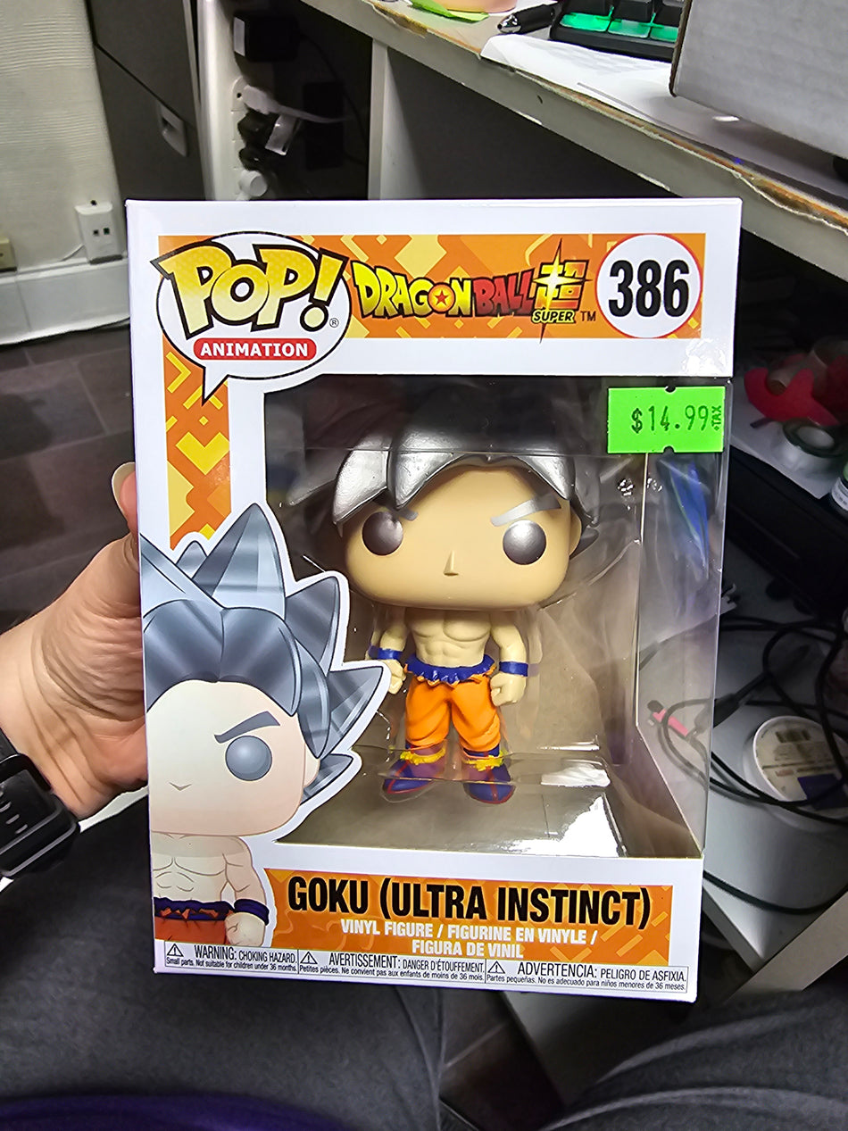 Funko Pop! Dragon Ball Z GOKU (ULTRA INSTINCT) #386