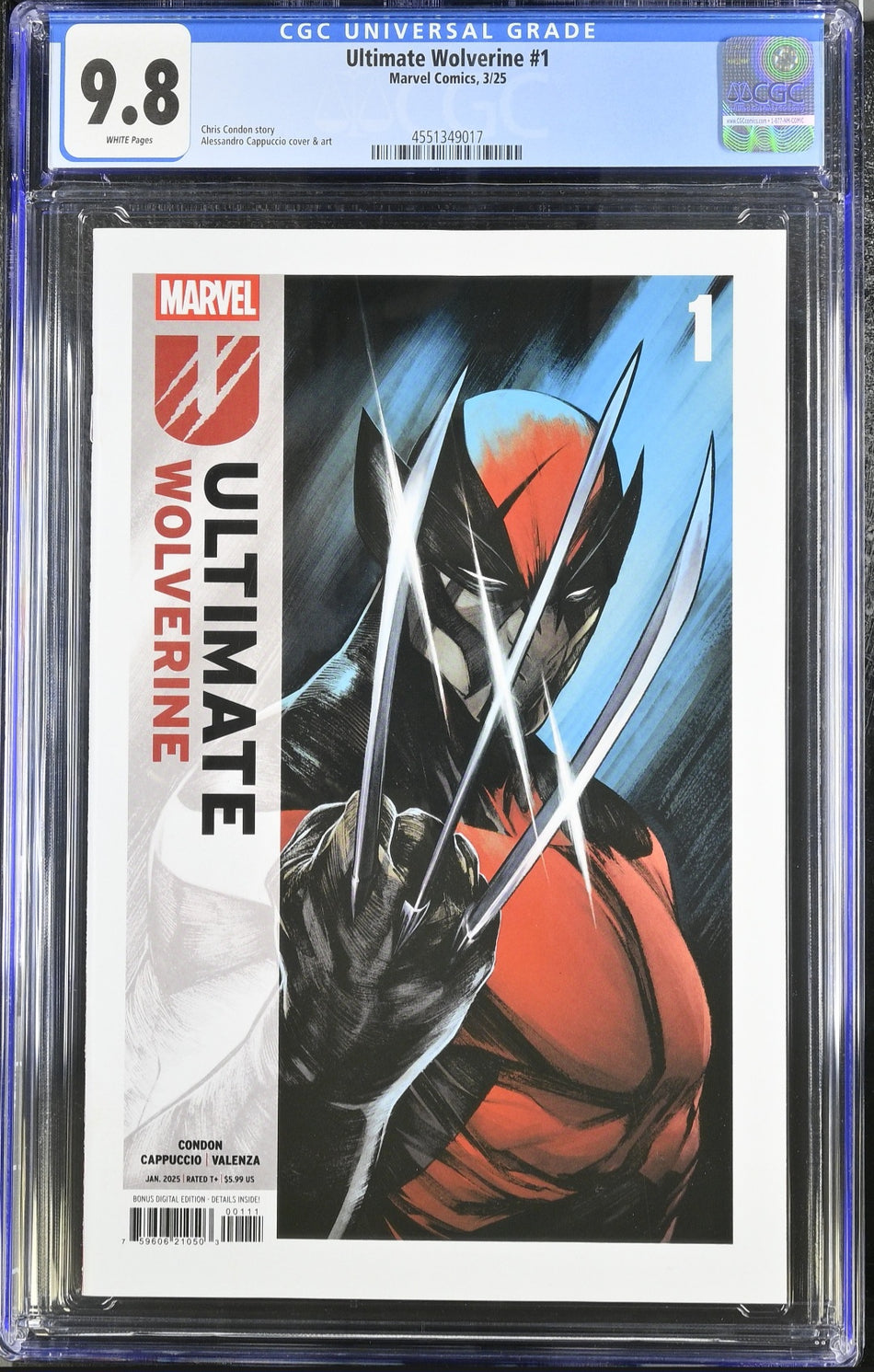 CGC 9.8 Ultimate Wolverine #1
